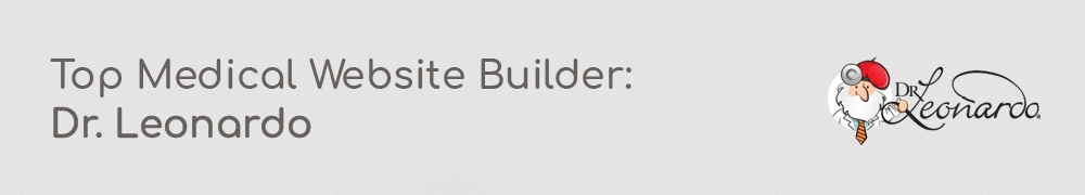 Dr. Leonardo is a great healthcare website builder.