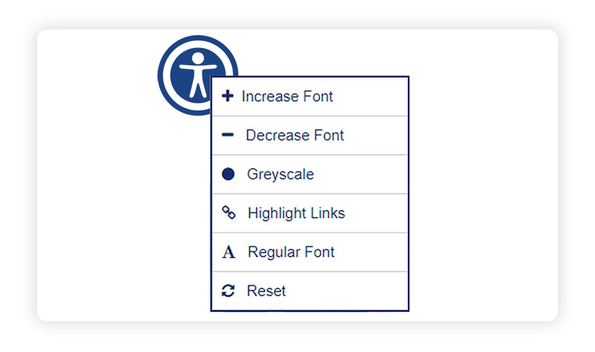 Morweb’s accessibility widget is a nonprofit web design best practice that puts inclusivity at the forefront of your digital strategy. 