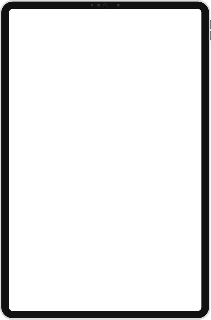 A Tablet frame mockup